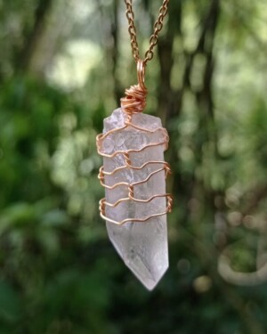Dije Punta Cuarzo Cristal