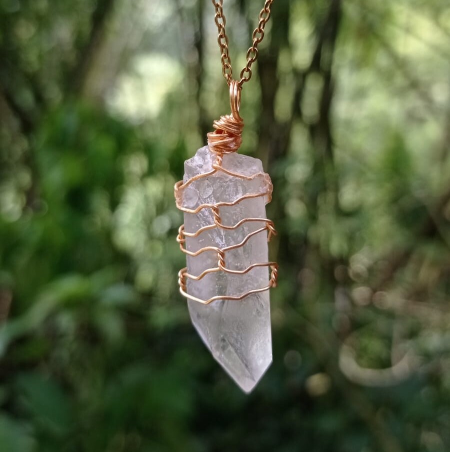 Dije Punta Cuarzo Cristal