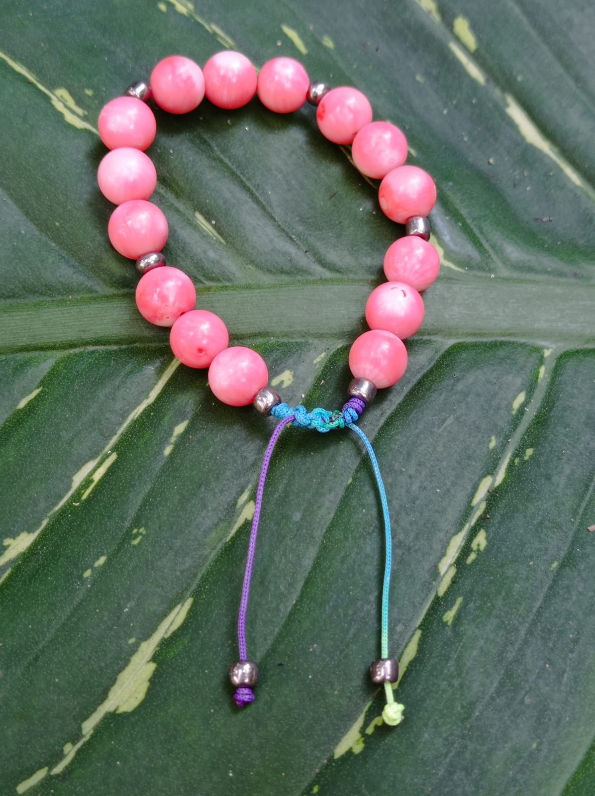 Pulsera en Rodocrosita